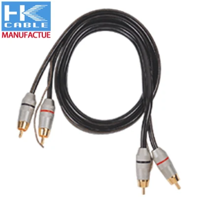 Popular Products 3 Female Gold Plated RCA Audio Video Cable for Digital Coaxial Cable for Multimedia