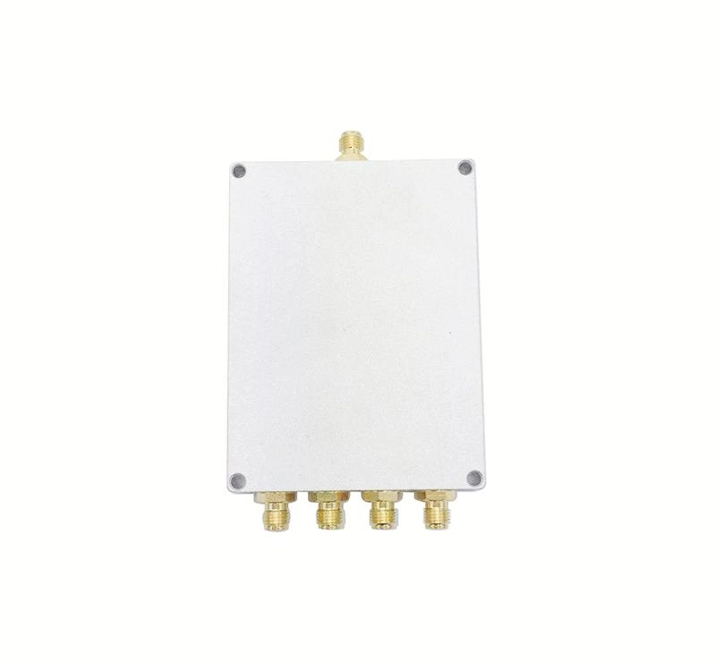 High Performance Topwave 500-6000MHz RF Wideband Wilkinson 4 Way Power Splitter Power Divider SMA Female Type in Telecommunication Systems