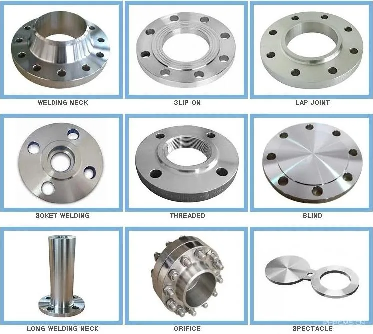 China Factory ASME/ANSI/DIN/GOST/BS En RF/FF/Rtj 150#-2500# Carbon Steel /Stainless Steel /Alloy Steel Forged Wn/So/Threaded/Plate/Socket/Blind Flange