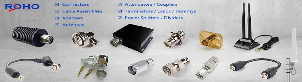 Low Pim 4.3-10 Female to N Female Straight RF Connector Adapter