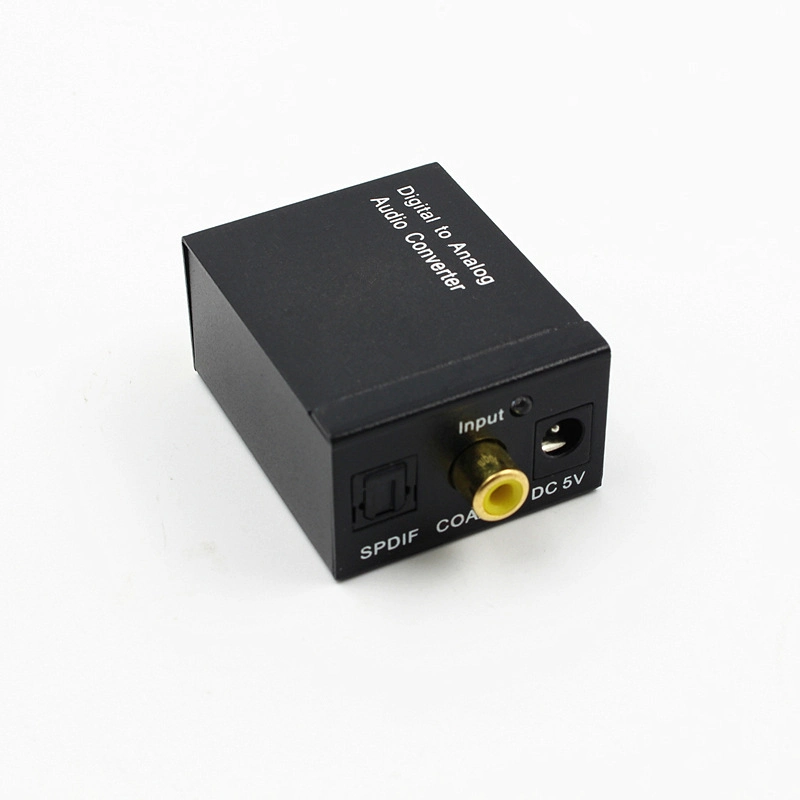 Digital Coaxial Toslink Optical to Analog L/R RCA Audio Converter Adapter 3.5mm