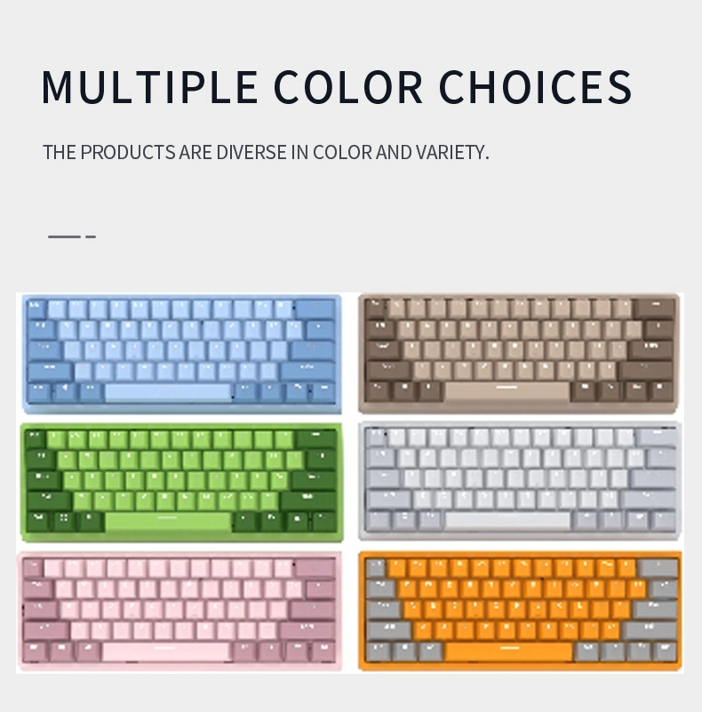 Yt-167 Multi-Color Keycaps Mechanical Keyboard Switches Kuromi Theme Profile Dye Sub Double Shot Factory OEM