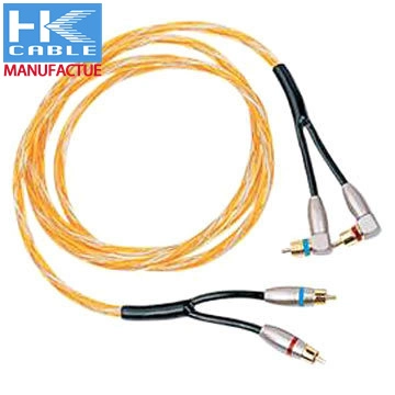 Popular Products 3 Female Gold Plated RCA Audio Video Cable for Digital Coaxial Cable for Multimedia