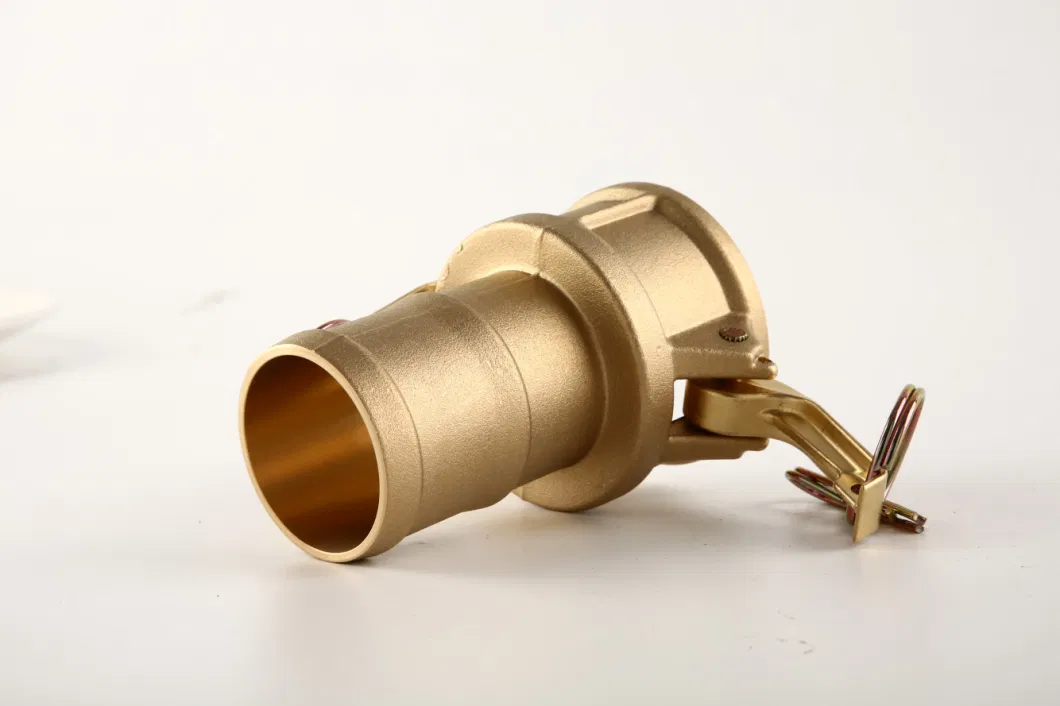 Brass Type C Female Coupler Hose Shank Camlock Fittings Connector with Groove Adapter