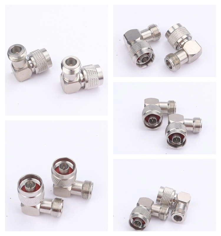 N Male to N Female Right Angle Adapter RF Connector for Telecom