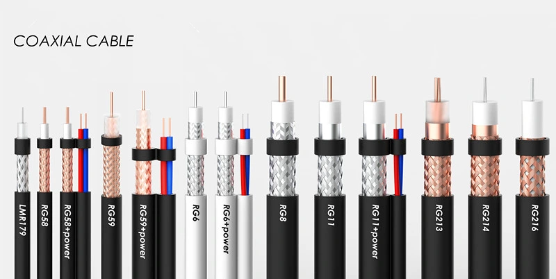 Coaxial Cable Rg Series (RG11, RG6, RG59, RG213, RG214, RG58)