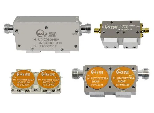 RF Microwave Infrastructure 960~1215MHz Dual Junction Coaxial Isolator AVG Power 200W