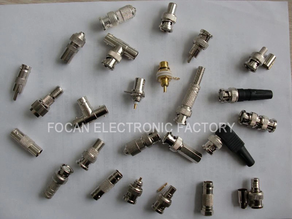 Rg58 RG6 Rg59 Crimp Coaxial F Male Cable Connector