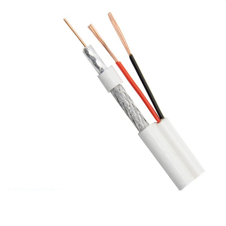 CATV CPR Eca RG59+DC/RG59+Power/RG59+2x0.5/RG59+2x0.75 Composite Coaxial Cable