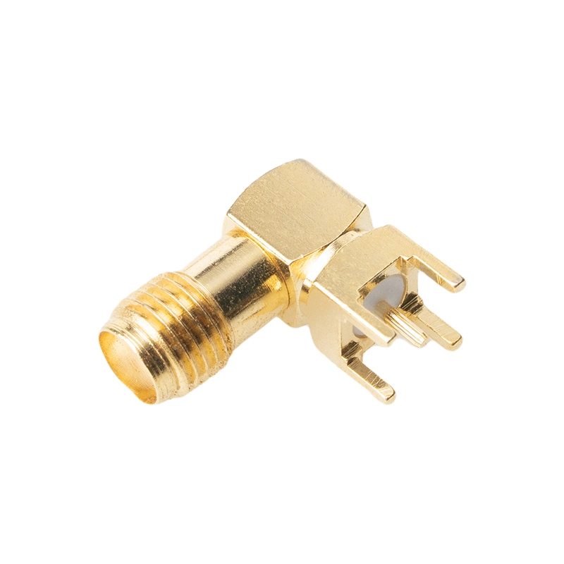 RF Coax Connector SMA Female Jack Solder PCB Board Mount Straight Adapter for Rotating Antenna Assembly