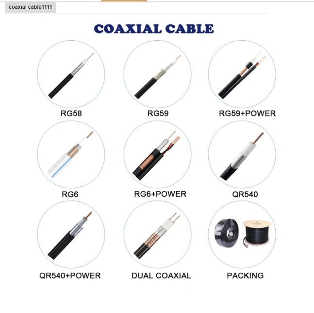 RG6 Rg59 Video High Quality Rg11 CCTV Cable Coaxial Cable Rg59