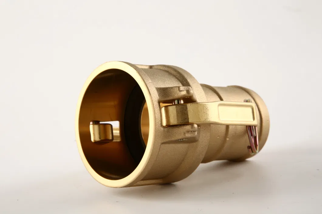 Brass Type C Female Coupler Hose Shank Camlock Fittings Connector with Groove Adapter