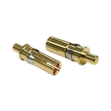 Right Angle Connector with SMA Male Crimp Type and Brass Nickel Shell