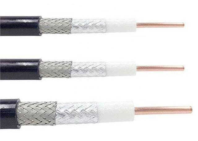 Rg 11 Bare Copper Coaxial Cables Rg11 CPR Reach RoHS Certificate Coaxial Cable Rg11