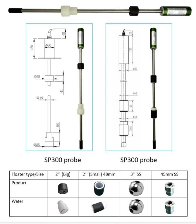 Fuel Station Storage Tank Float Switch Level Sensor Probe