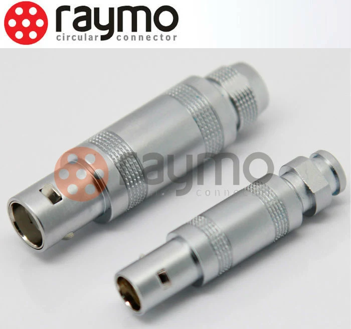 S Series Straight Plug with Cable Collet in Size 00s Coax 50 Ohm Circular Connector