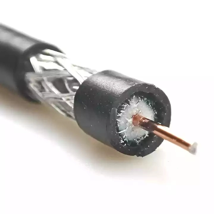 Factory Custom 75 Ohm Digital Coaxial Cable Rg58 RG6 Rg59 Rg11 RF Rg58/U Types Coax Cable for Antenna