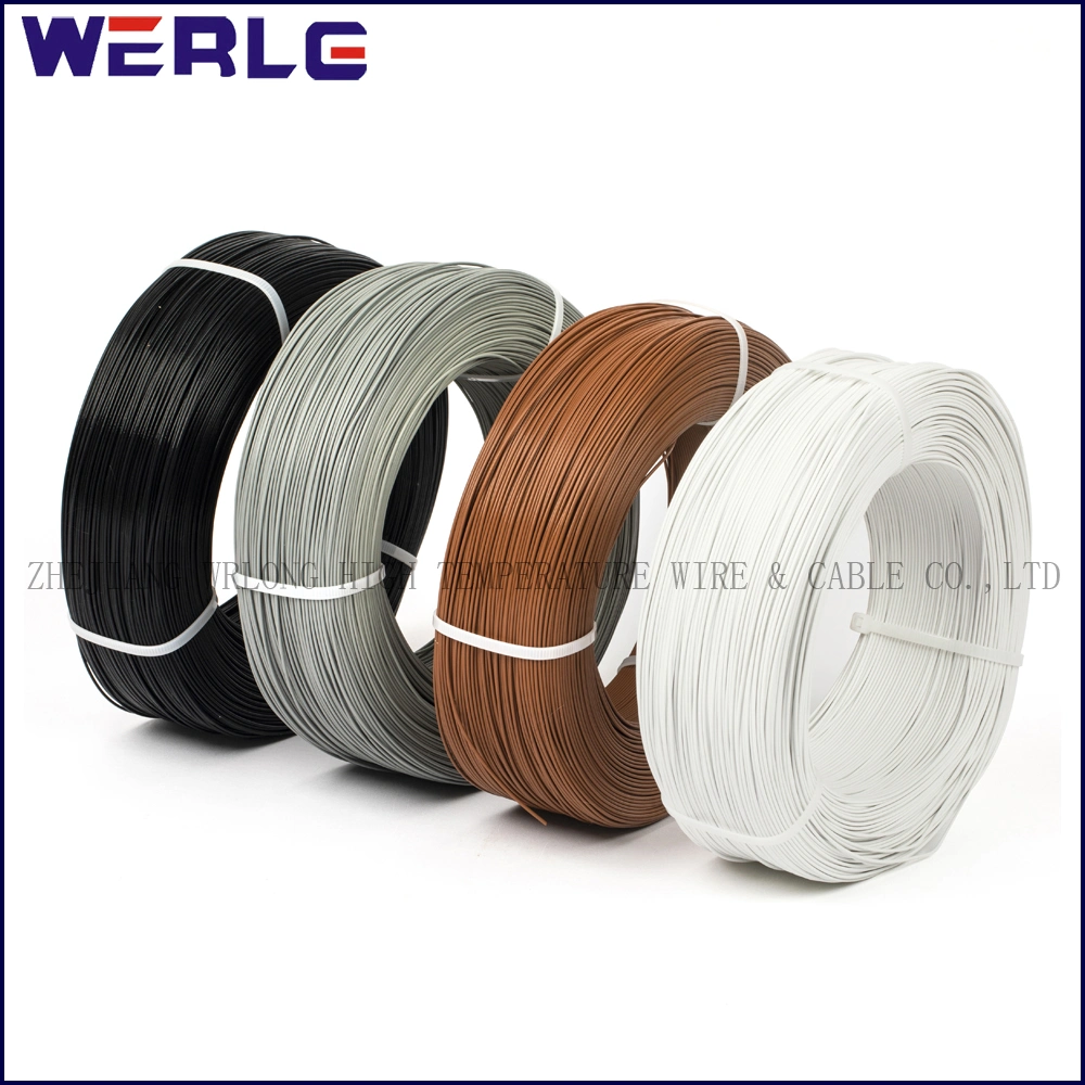 UL 3122 Fiberglass White-Black Braided Coaxial Thermocouple Electric Electrical Insulated Tinned Copper Conductor Cable