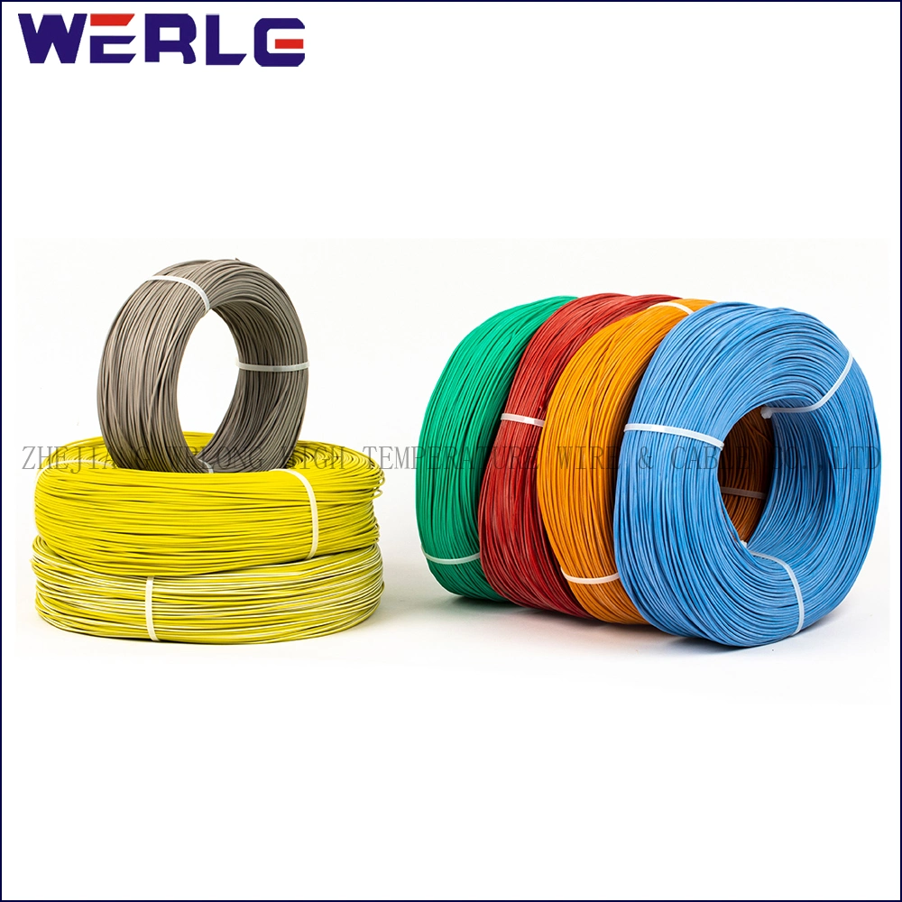 UL 3122 Fiberglass Lvds Braided Coaxial White Electric Electrical Insulated Tinned Copper Conductor Cable