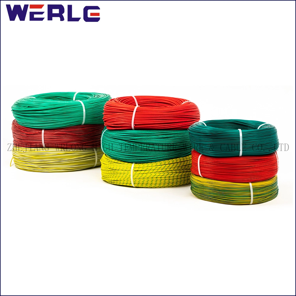 UL 3122 Fiberglass Lvds Braided Coaxial White Electric Electrical Insulated Tinned Copper Conductor Cable