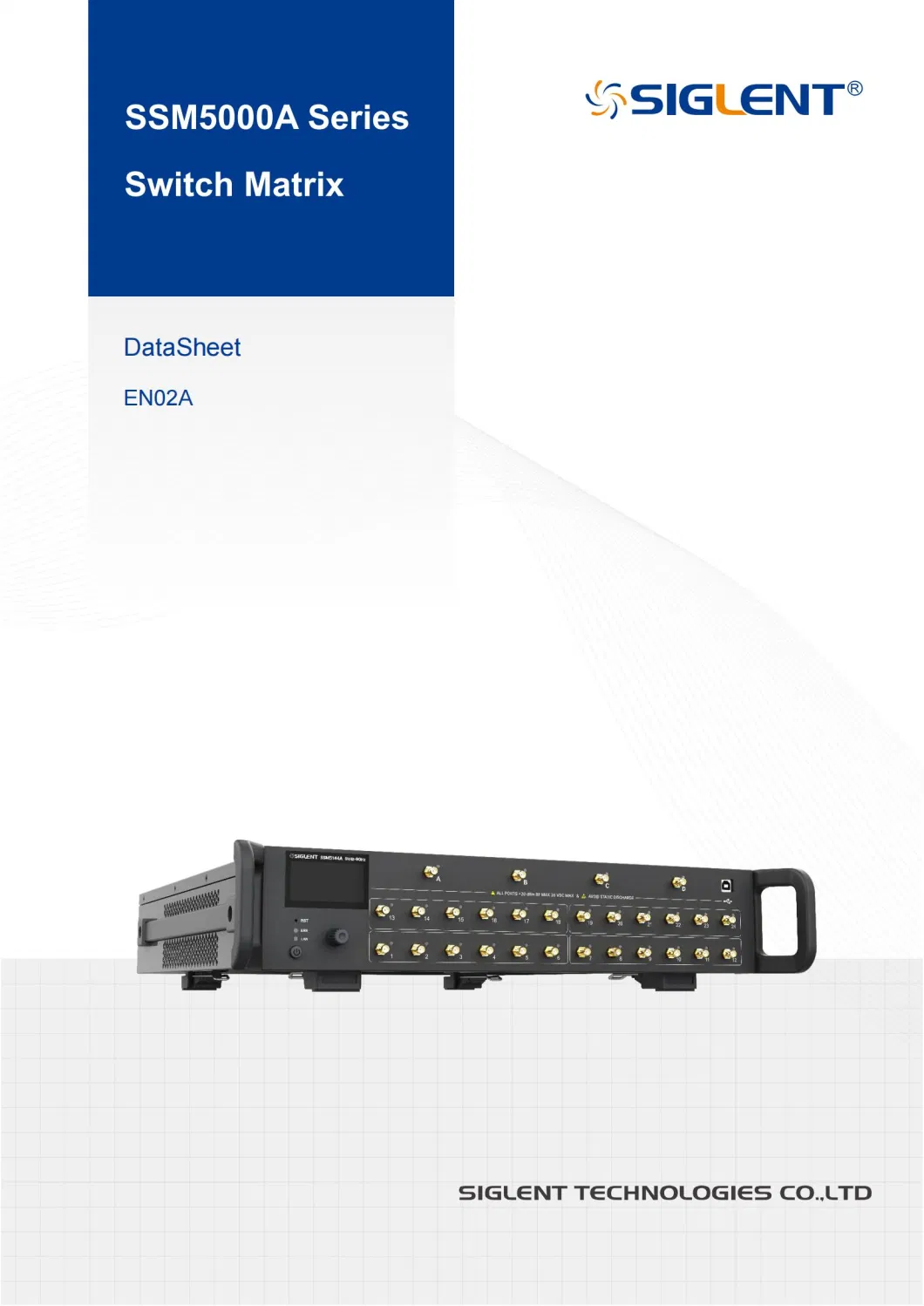 China Siglent Ssm5342A Analysis Multi Port Vector Networks Measure Switch Matrix