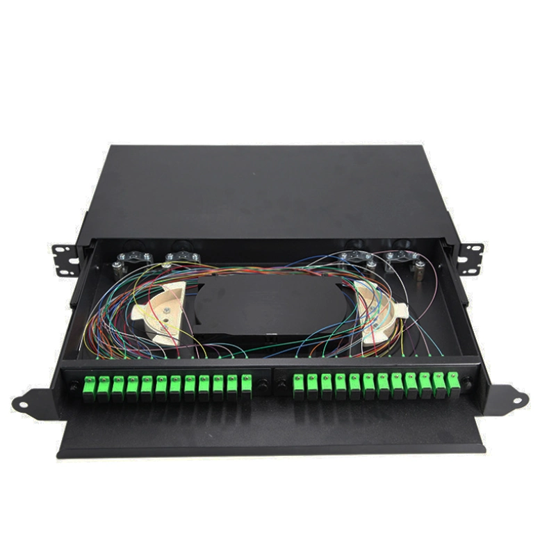 Sc Upc APC Rack Mount ODF 12 24 36 48 72 96 144 288 Port Optic Distribution Frame