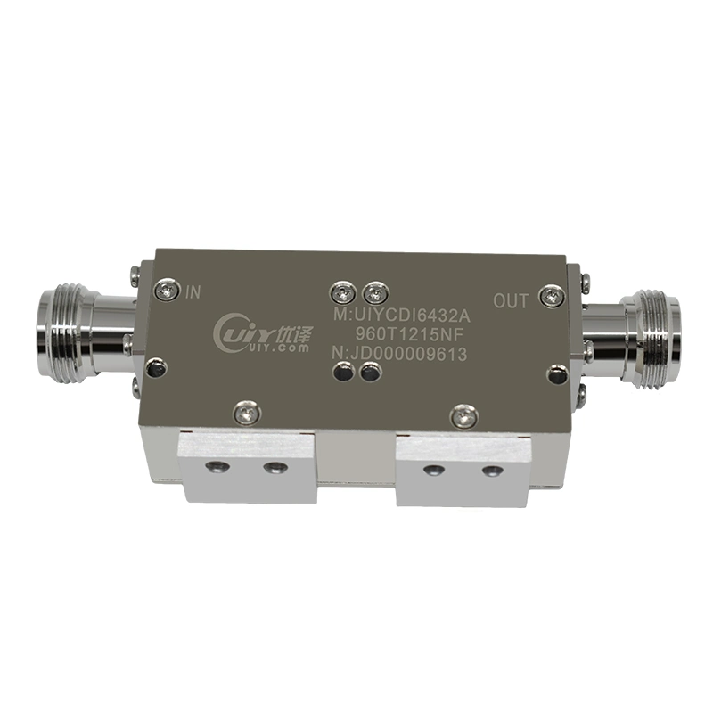 RF Microwave Infrastructure 960~1215MHz Dual Junction Coaxial Isolator AVG Power 200W