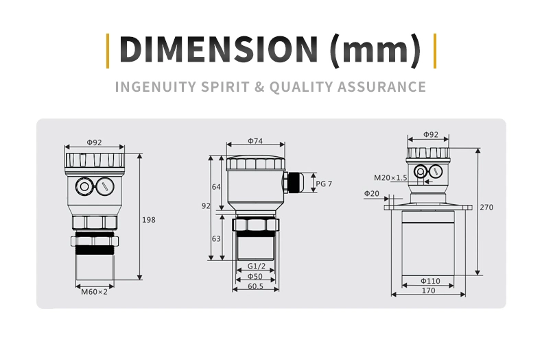 Explosion-Proof RF Admittance Liquid High and Low Level Switch for Alcohol Storage Tanks