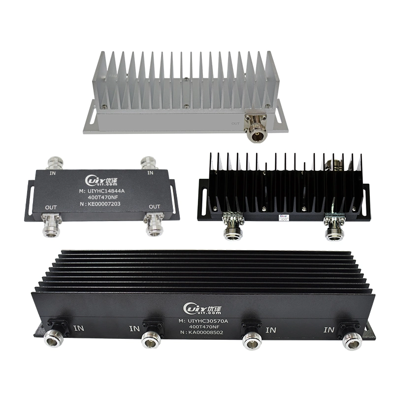 Hybrid Coupler UHF 400-470MHz Hybrid Combiner with SMA/N-Female Type 4 in 1 out for in-Building Das