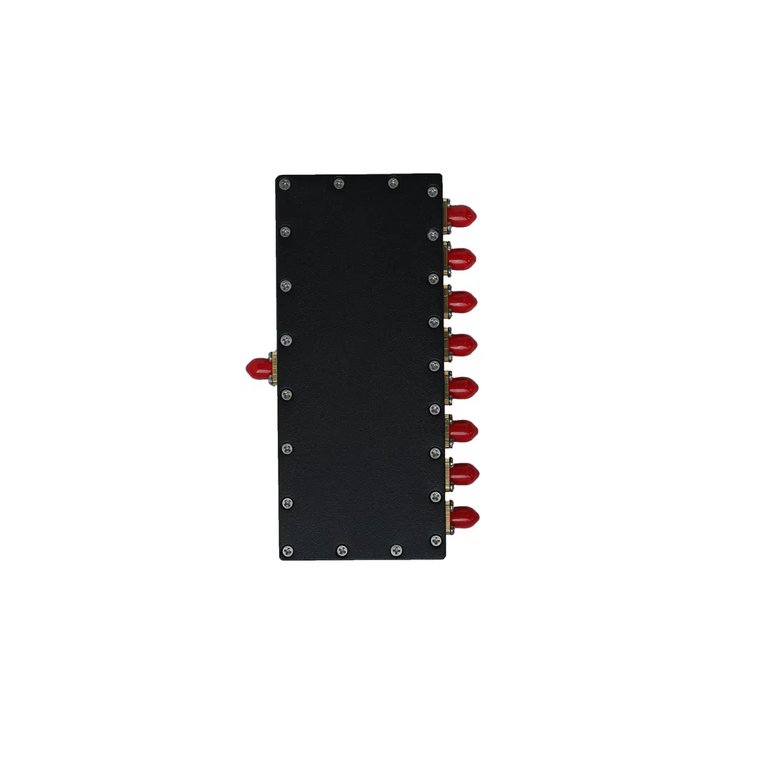 15W Low Vswr 8 Way Microstrip Power Splitter/Divider Frequency 1550-1600MHz N-Female Connector