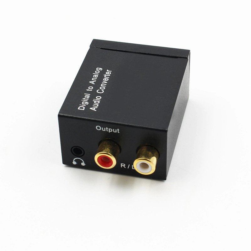 Digital Coaxial Toslink Optical to Analog L/R RCA Audio Converter Adapter 3.5mm
