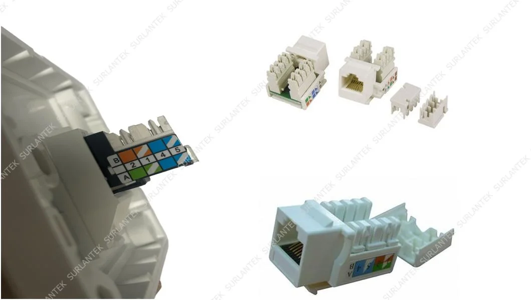 RJ45 Modular Jacke Surface Face Plate Single Port