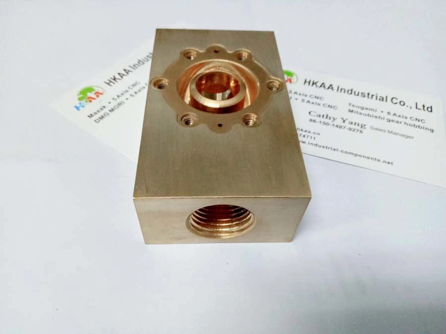 Gold Plated Brass Machined Waveguide to Coax Adapters Radar Radio Adapter