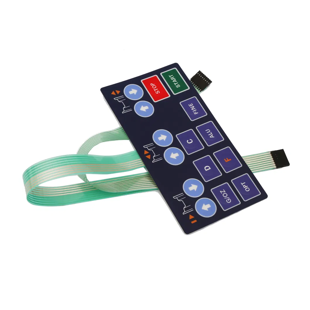 Multifunctional Mechanical Panel Membrane Switch Adhesive Sticker Label