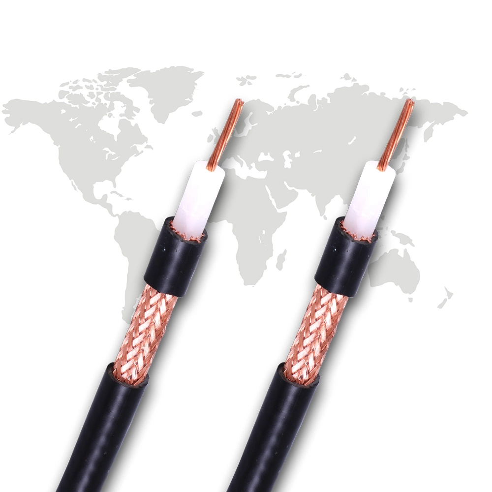 Rg213 Heavy-Duty Coax Cable Robust Performance for Demanding Environments Rg59 CCTV Cable