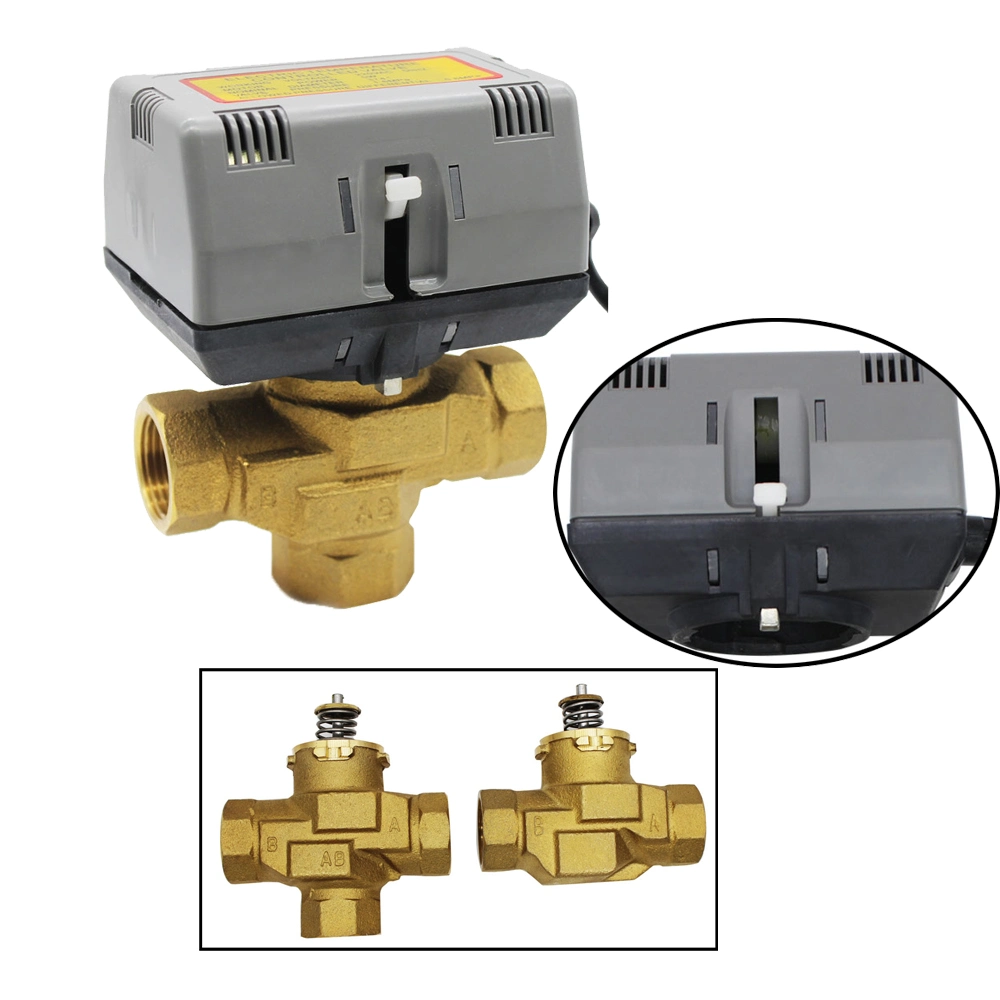 Htw-V61 Fcu Brass Motorized Zone Valve Spdt/Spst DN15-DN25 Voltage Customisable