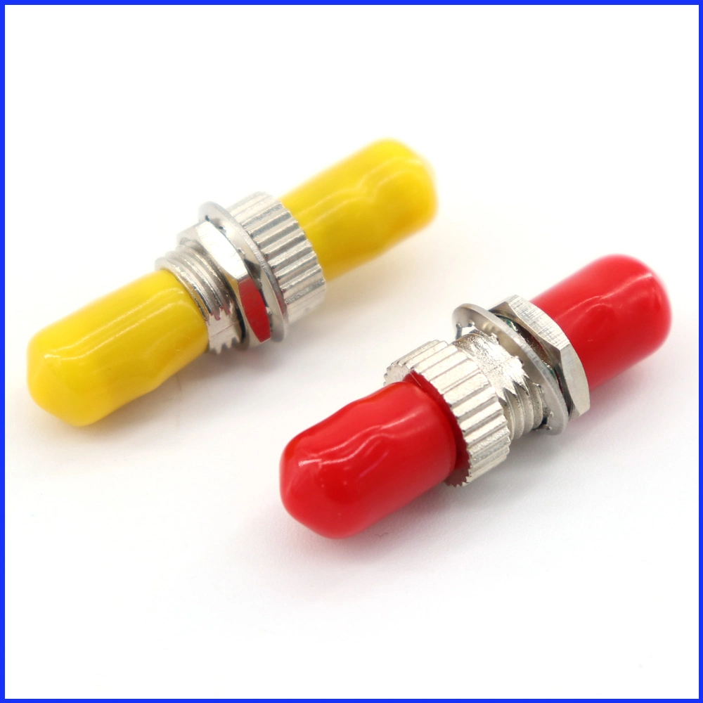 Kolorapus St Fiber Optical Couplers Adapter Cable Barrel Connector St to St Bulkhead Singlemode Multimode Fiber Coupler