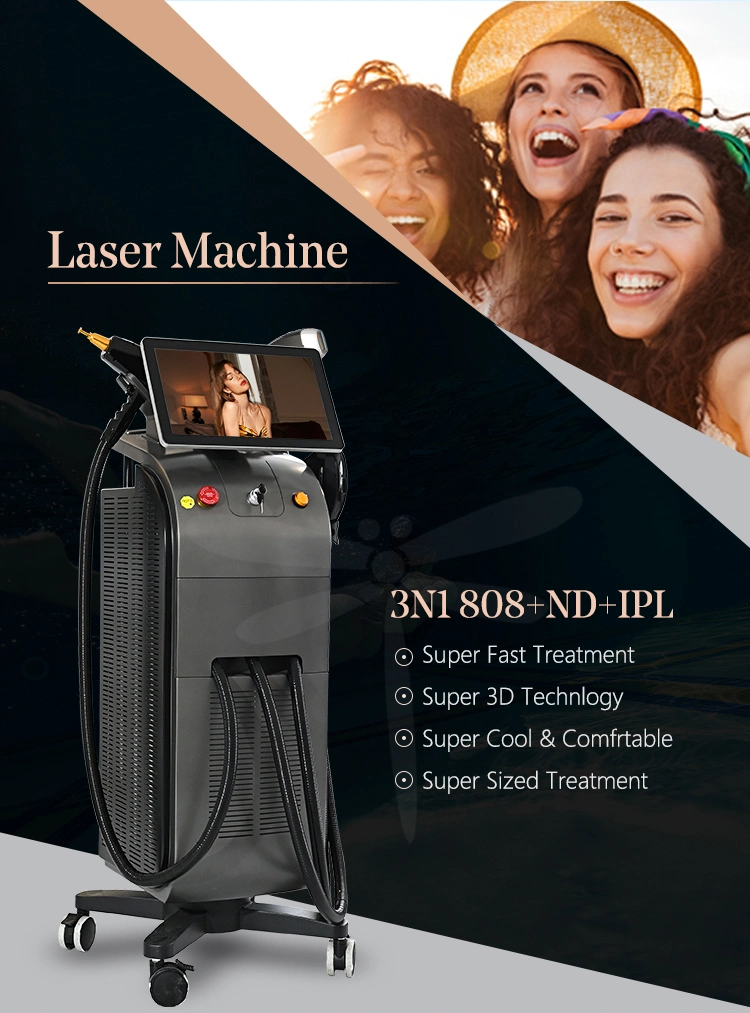 4in1 IPL Ndyag Diode Laser RF High Power