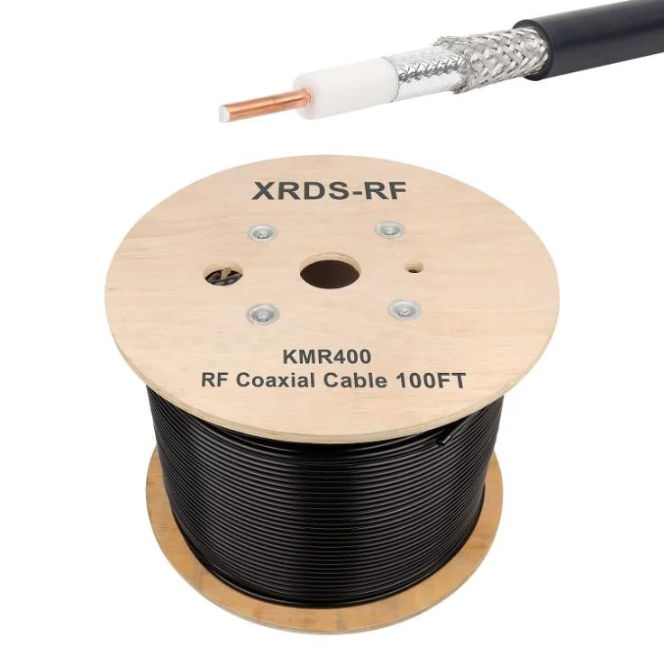 Kolorapus RG6 Coaxial Cable 50 Feet Indoor/Outdoor Direct Burial Coax Cable, Quad Shielded 3 GHz Digital Internet Satellite Cable