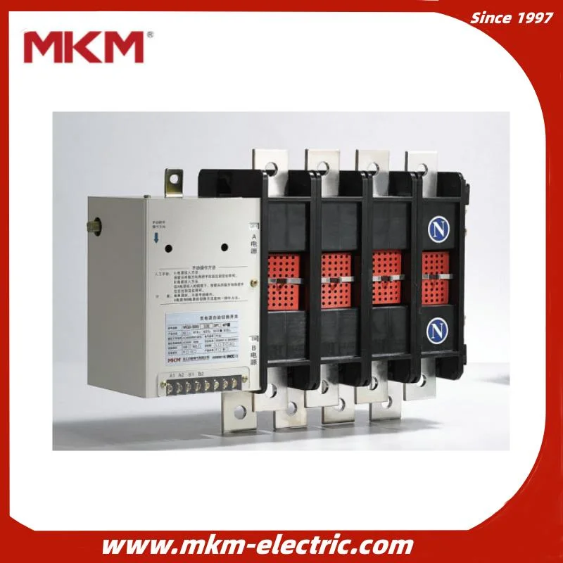 China Supplier 3000 AMP Disconnect Transfer Electric Neutral Safety Switch