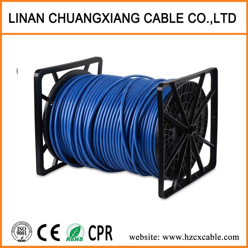 CAT6 Network Cable FTP 4 Pairs Solid Conductor, PVC and LSZH Jacket Indoor LAN / Internet / Ethernet Cable