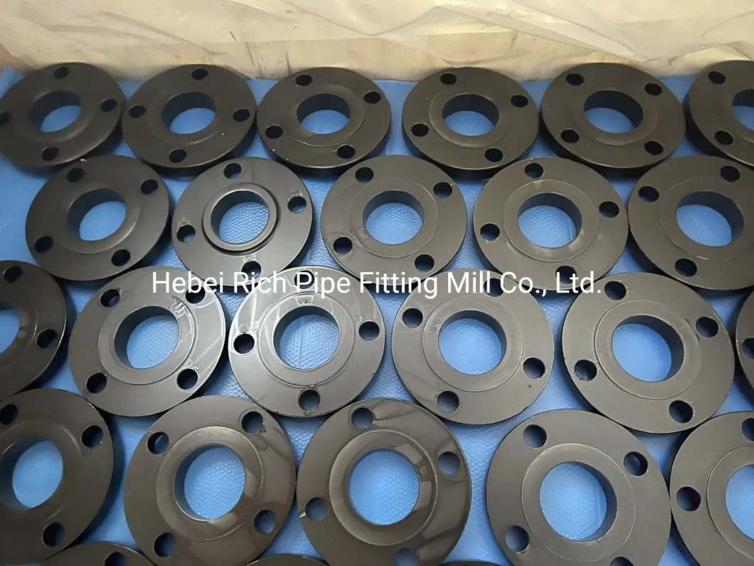 ANSI B16.5/ASTM A105 DIN/GOST/BS Carbon Steel/ Q235 / Stainless Steel FF RF Wn/So/Threaded/Plate/Socket Forged Flange China Manufacture