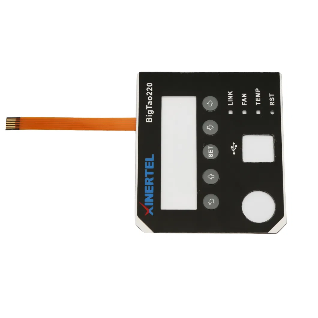 Multifunctional Mechanical Panel Membrane Switch Adhesive Sticker Label