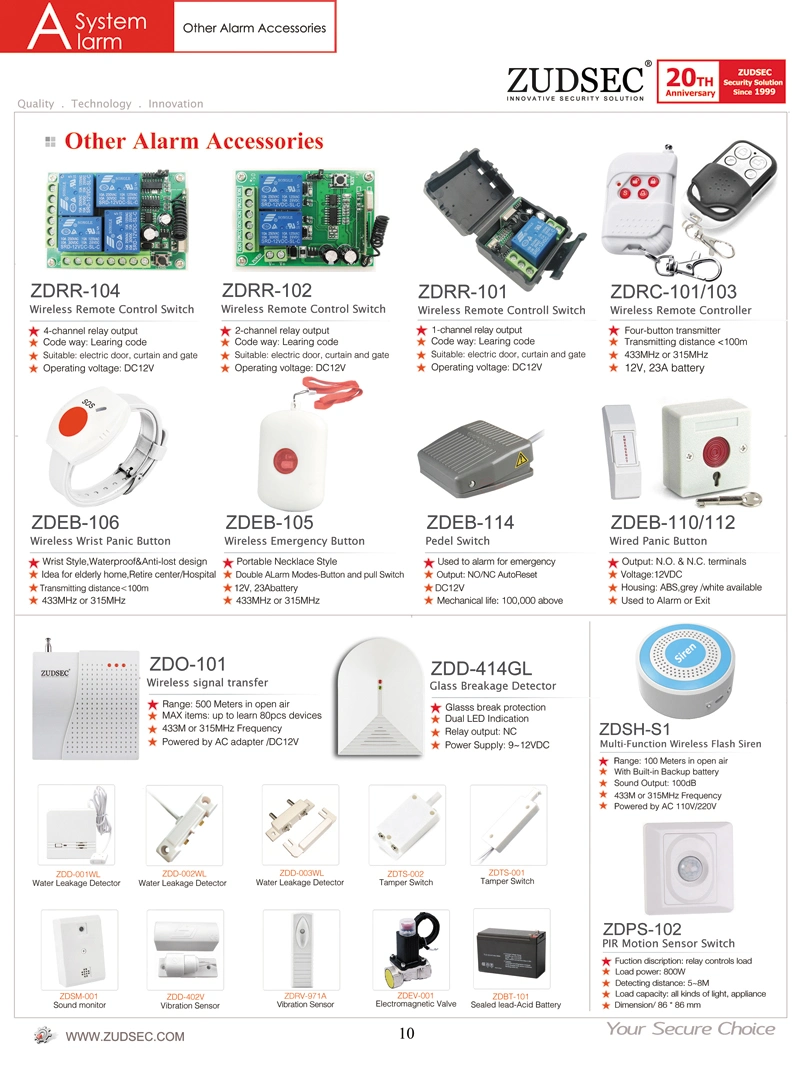 Burglar Alarm Contacts Tamper Plunger Switch