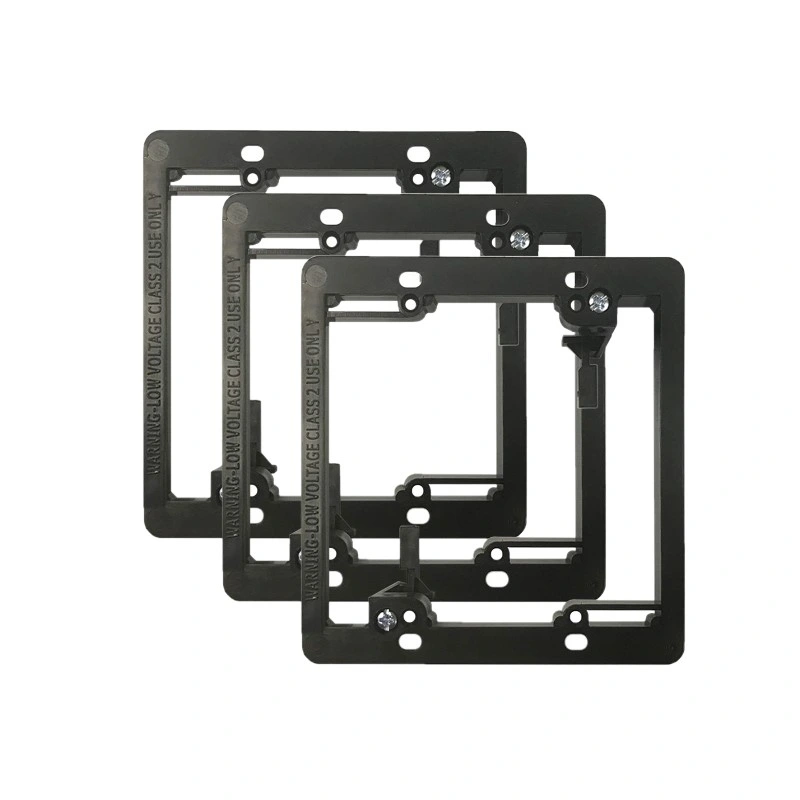 2-Gang Wall Plate Low Voltage Mounting Bracket for Telephone Wires/ Coaxial Cable/HDMI/HDTV Cable/Speaker Wire/Network/Phone Cables