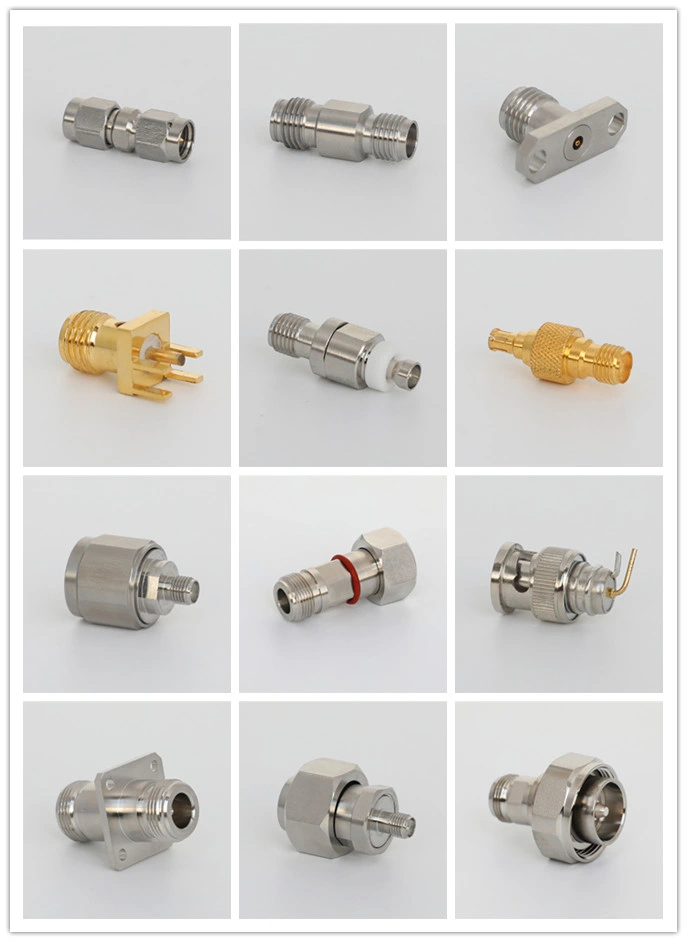 N Male Right Angle Crimp RF Coaxial Connector for LMR400 Cable