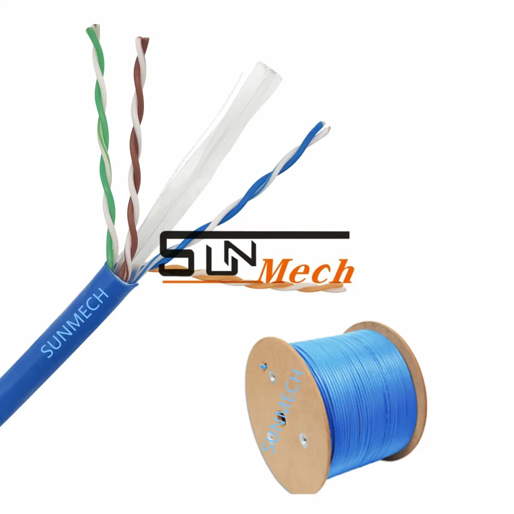 Network Cable Computer Cable UTP FTP Cat5 Cat5e CAT6 CAT6A Cat7 Communication Cable LSZH Ls0h LAN Cable with Coaxial Cable