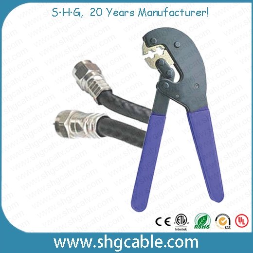 Factory Price Coaxial Cable RG6/Rg59/Rg11 F Type Hex Crimp Connector