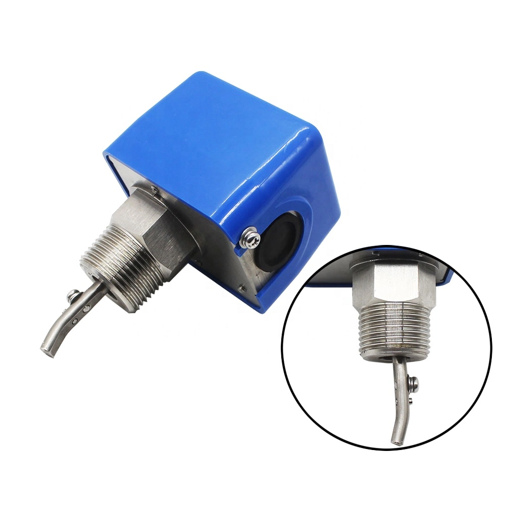 Dry Contact Mechanical Paddle Type Water Flow Switch Stainless Steel Water Switch