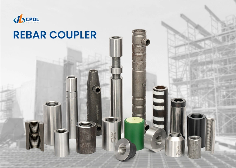 Steel Bar Couplers Rebar Splicing System Save Cost Easy Operation Rebar Coupler Factorysteel